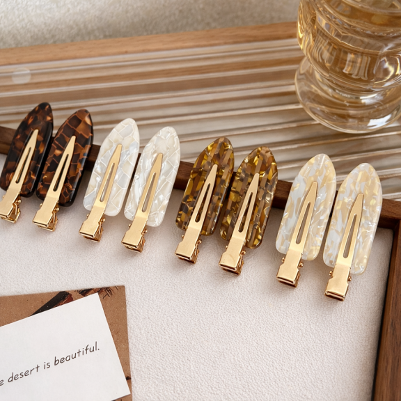 Colorful Seamless Hair Clips  Set de Pincitas para el Pelo – 8 piezas